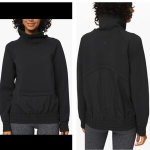 Lululemon Power Position Pullover In Black Size XXS